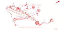 FEU ARRIERE pour Honda CBR 250 R ABS RED 2017
