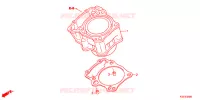 CYLINDRE pour Honda CBR 250 R ABS BLACK 2017