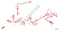 PEDALE pour Honda CBR 250 R TRICOLOR 2012