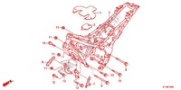 CADRE pour Honda CBR 250 R TRICOLOR 2012