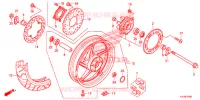 ROUE ARRIERE pour Honda CBR 250 R RED 2011