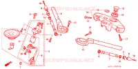 GUIDON   TE DE FOURCHE pour Honda CBR 250 RR 1995