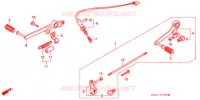 PEDALE pour Honda CBR 250 RR 1995