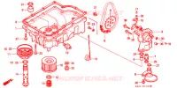 POMPE A HUILE   CARTER D'HUILE pour Honda CBR 250 RR 1995