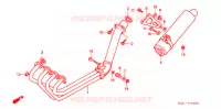 SILENCIEUX D'ECHAPPEMENT pour Honda CBR 250 RR 1995