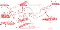 T (5) pour Honda CBR 250 RR 1995