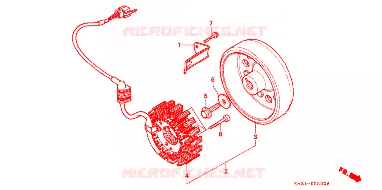 ALTERNATEUR Honda MOTO 250 CBR 1994  CBR250RRR_II