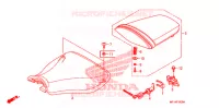 SELLE pour Honda CBR 600 RR RED 2011