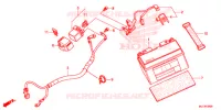 BATTERIE pour Honda CBR 600 RR BLACK, RED 2014