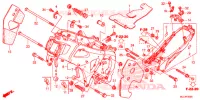 CADRE pour Honda CBR 600 RR BLACK, RED 2014