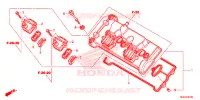 COUVRE CULASSE pour Honda CBR 600 RR BLACK, RED 2014