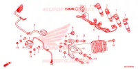 FAISCEAU SECONDAIRE pour Honda CBR 600 RR BLACK, RED 2014