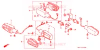 CLIGNOTANT pour Honda CB 400 SUPER FOUR TWO TONES 1994