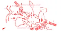 COMMODO   LEVIER   CABLE pour Honda CB 400 SUPER FOUR TWO TONES 1994