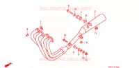 SILENCIEUX D'ECHAPPEMENT (F2) pour Honda CB 400 SUPER FOUR TWO TONES 1994