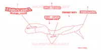 T (F2N/F2R/F2S) pour Honda CB 400 SUPER FOUR TWO TONES 1994