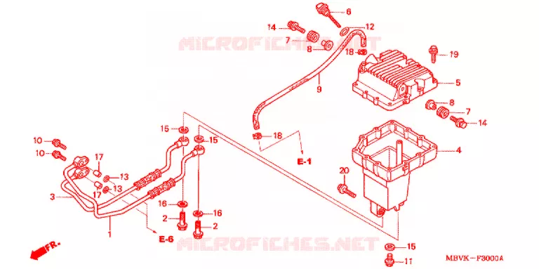 RESERVOIR D'HUILE Honda MOTO 400 CB 2003  CB400SS2_III