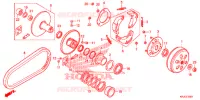 EMBRAYAGE pour Honda S WING 125 ABS E 2012