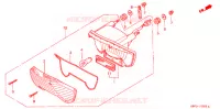 FEU ARRIERE pour Honda CBX 250 TWISTER 2006