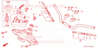 GUIDON   TE DE FOURCHE pour Honda CBX 250 TWISTER 2006
