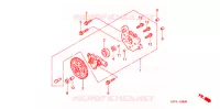 POMPE A HUILE pour Honda CBX 250 TWISTER 2006