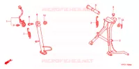 BEQUILLE pour Honda CBX 250 TWISTER 2003