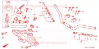 GUIDON   TE DE FOURCHE pour Honda CBX 250 TWISTER 2003