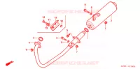SILENCIEUX D'ECHAPPEMENT pour Honda CBX 250 TWISTER 2003