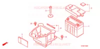 BATTERIE pour Honda CH 80 ELITE 2005