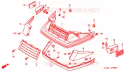 PARE BRISE   ARAIGNEE pour Honda CH 80 ELITE 2005