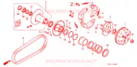 EMBRAYAGE pour Honda CH 80 ELITE 1995
