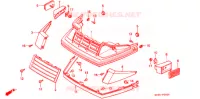 PARE BRISE   ARAIGNEE pour Honda CH 80 ELITE 1995