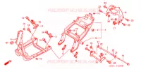 CADRE pour Honda 50 METROPOLITAN 2004
