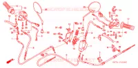 LEVIER DE GUIDON   CABLE   COMMODO pour Honda 50 METROPOLITAN 2004