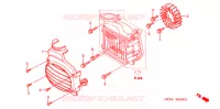 VENTILATEUR ET COUVERCLE DE RADIATEUR pour Honda 50 METROPOLITAN 2004