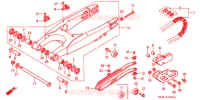 BRAS OSCILLANT pour Honda CR 125 R 1998