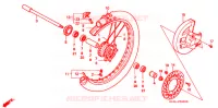 ROUE AVANT pour Honda CR 125 R 1998