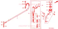 MAITRE CYLINDRE DE FREIN ARRIERE pour Honda CR 500 R 1994