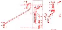 MAITRE CYLINDRE DE FREIN ARRIERE pour Honda CR 80 R BIG WHEEL 1996
