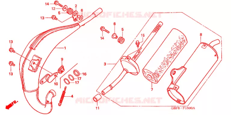 ECHAPPEMENT Honda MOTO 85 CR 2005  CR85R5