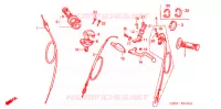 COMMODO   LEVIER   CABLE pour Honda CR 85 R 2006