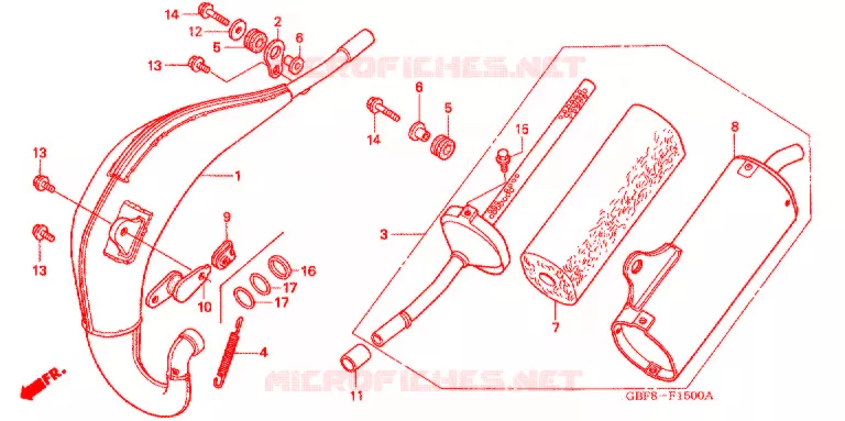 ECHAPPEMENT Honda MOTO 85 CR 2006  CR85R6