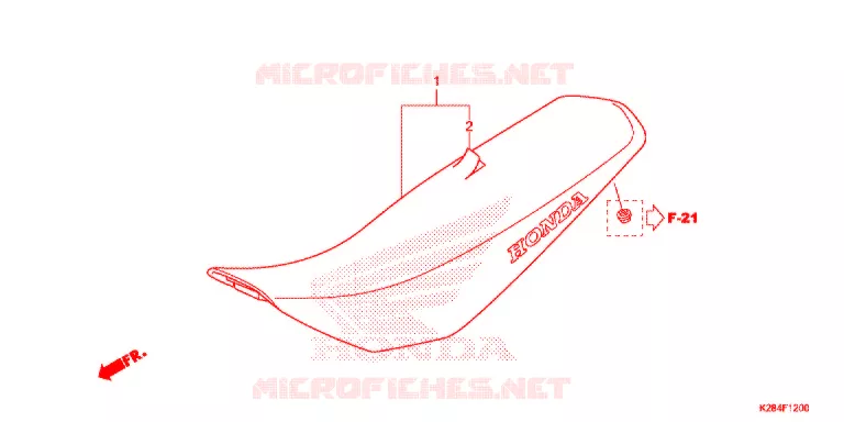 SELLE Honda MOTO 125 CRF 2014  CRF125FE