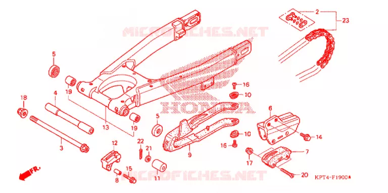 BRAS OSCILLANT Honda MOTO 150 CRF 2006  CRF150F6