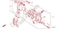 ETRIER DE FREIN AVANT pour Honda CRF 150 F 2011