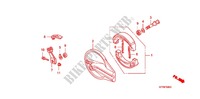 FLASQUE   MACHOIRES DE FREIN ARRIERE pour Honda CRF 150 F 2011