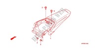 GARDE BOUE ARRIERE pour Honda CRF 150 F 2011