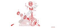 VILEBREQUIN   PISTON pour Honda CRF 150 F 2012
