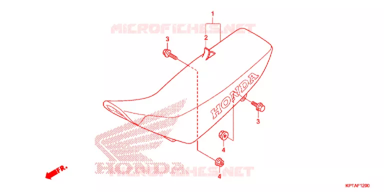 SELLE Honda MOTO 150 CRF 2014  CRF150FE