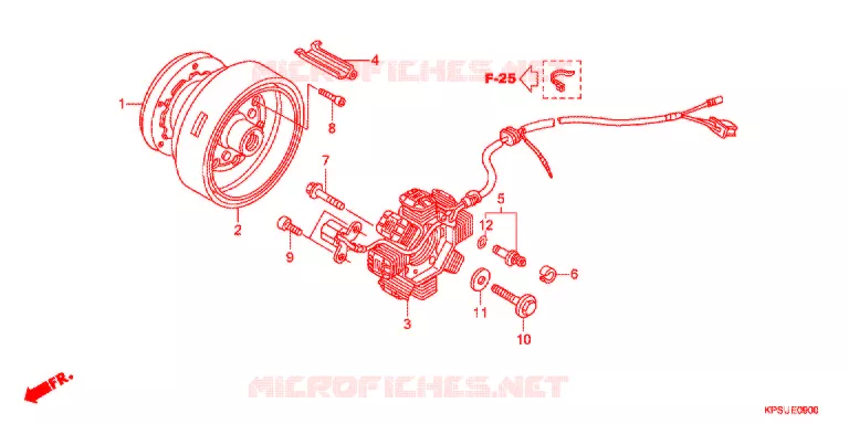 ALTERNATEUR Honda MOTO 230 CRF 2013  CRF230FD